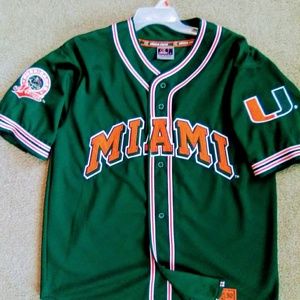 Miami Hurricanes Baseball Jersey